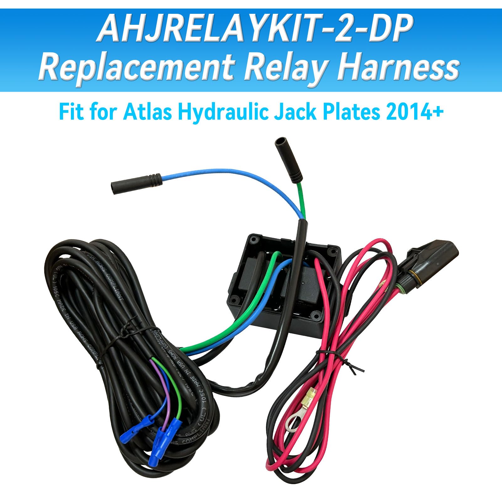Amazon.com: AHJRELAYKIT-2-DP Replacement Relay Harness Jack Plate